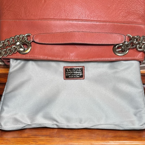 Mario Valentino Karina VA6107 Italian Leather Terracotta Bag NWT Authentic VTG - Picture 15 of 15